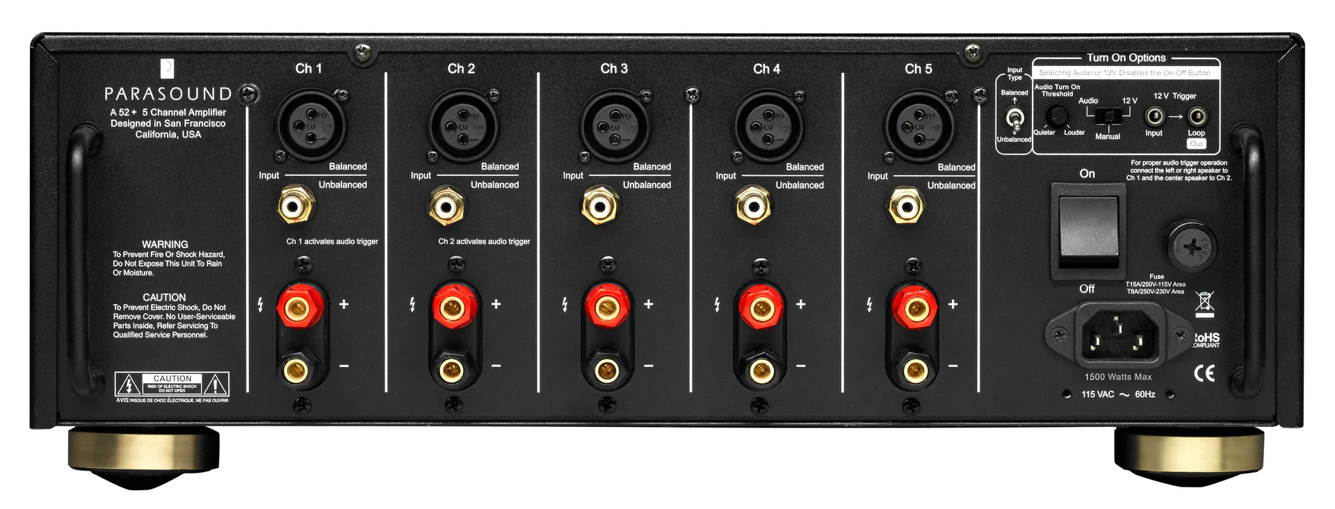 HALO A52+ 5-Channel Power Amp - Slika 4
